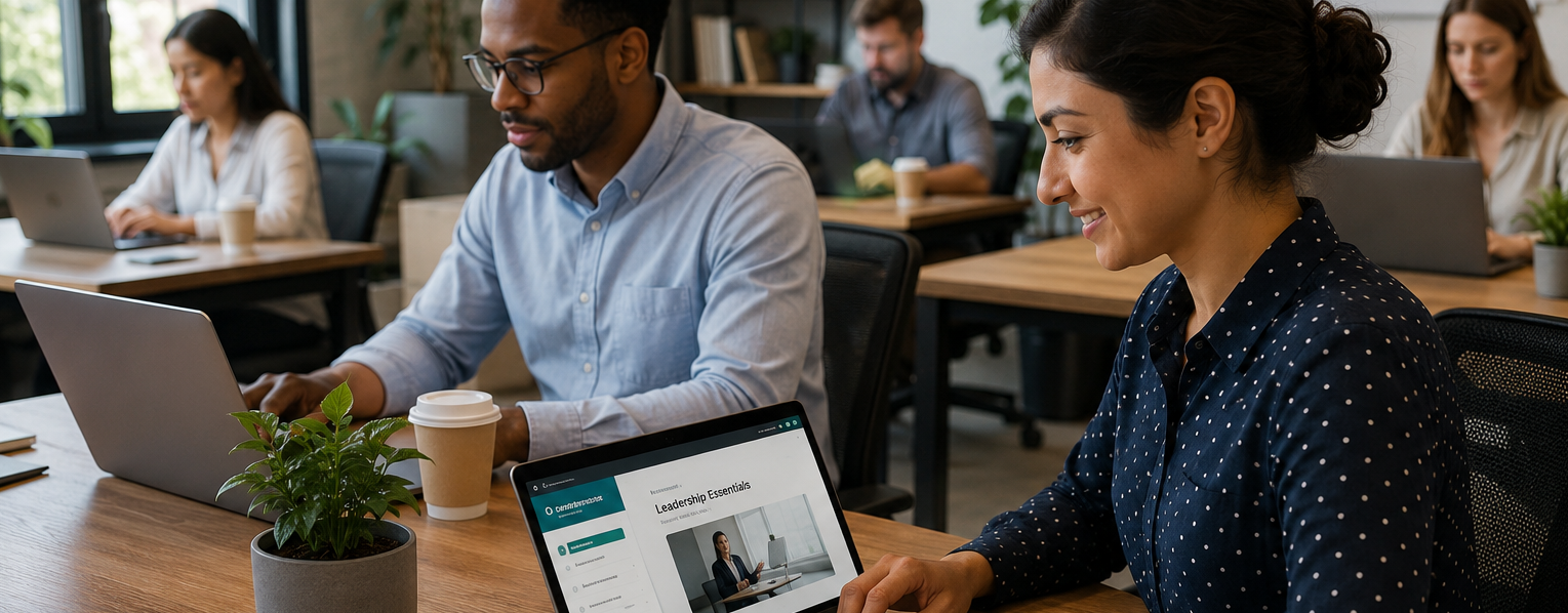 A happy and motivated workforce through online learning